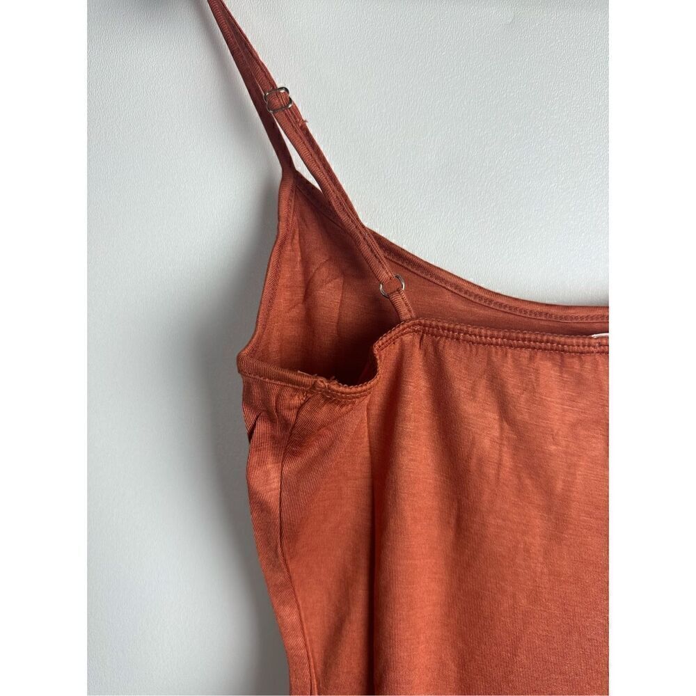 Rust Spaghetti Strap Bodysuit - Picture 7 of 8
